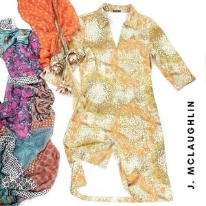 J. McLaughlin Print  Dress Sz M